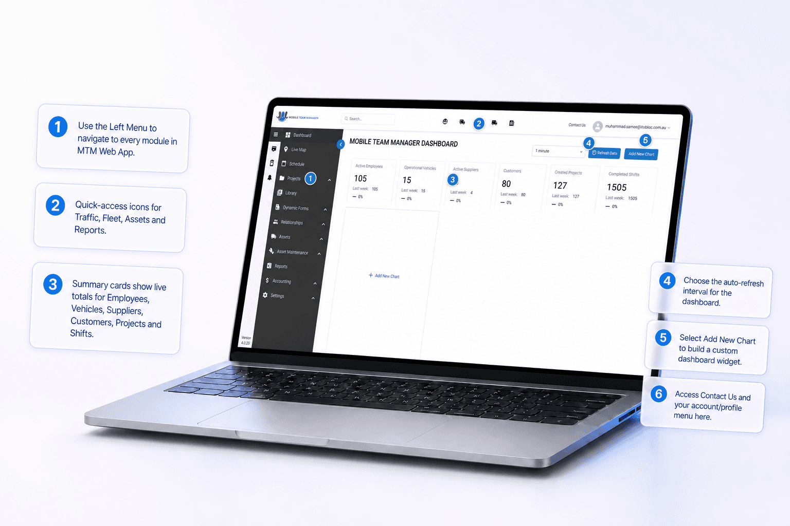 Mobile Team Manager product view 2